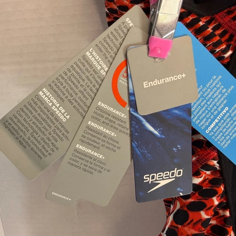 Speedo Endurance+ with Black Trim sz 26